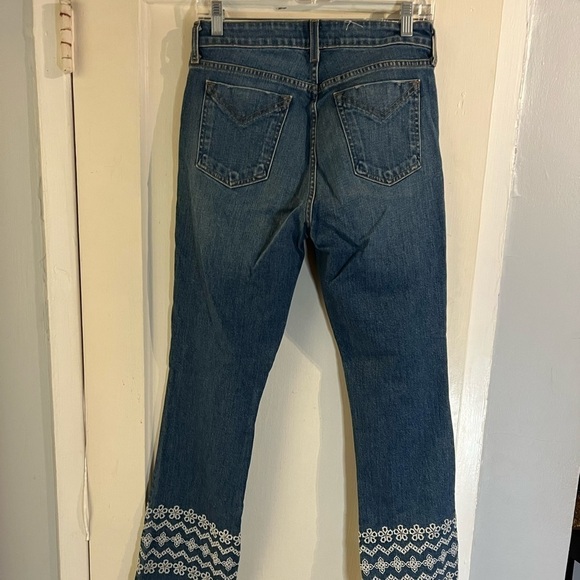 Derek Lam 10 Crosby Jane Embroidered Ankle Jeans 28 - Picture 6 of 16